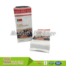 Food Grade Custom Size Printed Aluminum Foil Quad-Sealing 250g 340g 500g 1000g Wholesale Side Gusset Coffee Bag
